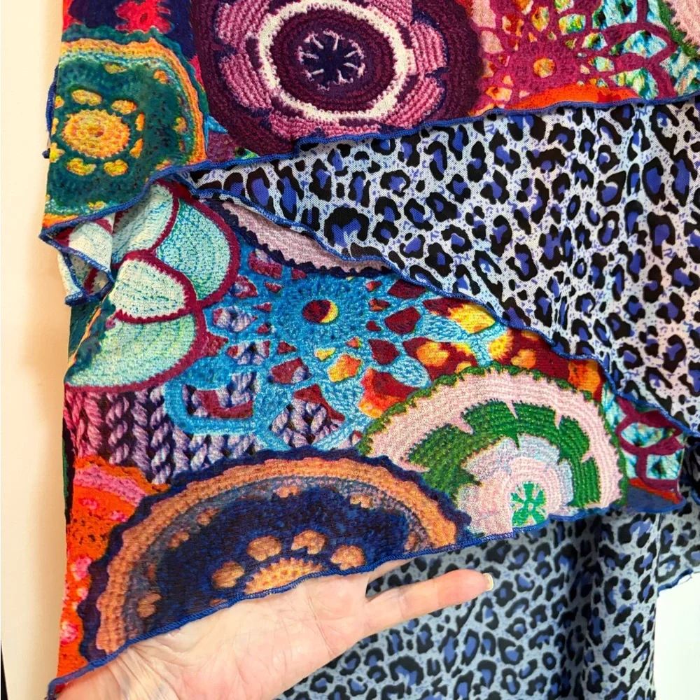 Colorful Boho High/Low Top - Picture 5 of 7